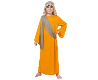 Role play-set for kids Orange Shepherd (robe with sash, bandana), size 110/120 cm